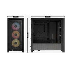 VỎ CASE CORSAIR FRAME 4000D BLACK (MÀU ĐEN/ MID TOWER/ ATX/ USB-C)