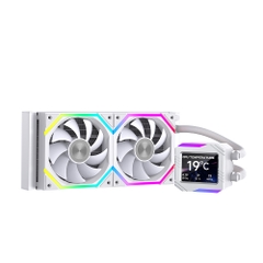 Tản Nhiệt Nước AIO JUNGLE LEOPARD ASTROSHEL V2G 240 WHITE ARGB (MÀU TRẮNG/ MÀN HIỂN THỊ LCD)