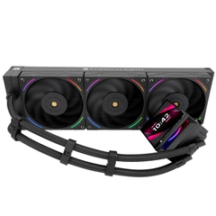 TẢN NHIỆT NƯỚC THERMALRIGHT HYPER VISION 360 ARGB BLACK (MÀU ĐEN/ MÀN HIỂN THỊ LCD)