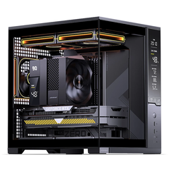 VỎ CASE JONSBO D34 BLACK (MÀU ĐEN/ M-ATX/ HỖ TRỢ TẢN AIO 280MM)