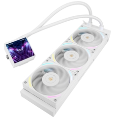 TẢN NHIỆT NƯỚC THERMALRIGHT HYPER VISION 360 ARGB WHITE (MÀU TRẮNG/ MÀN HIỂN THỊ LCD)