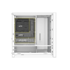 VỎ CASE CORSAIR FRAME 4000D WHITE (MÀU TRẮNG/ MID TOWER/ ATX/ USB-C)