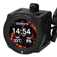 TẢN NHIỆT NƯỚC AIO THERMALRIGHT CORE VISION 360 BLACK ARGB (MÀU ĐEN/ MÀN HÌNH HIỂN THỊ LCD)