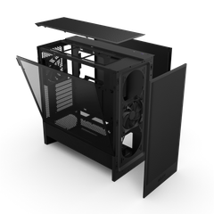 VỎ CASE MÁY TÍNH NZXT H5 FLOW (V2) ALL BLACK (MÀU ĐEN/ ATX/ MID TOWER/ CC-H52FB-01)