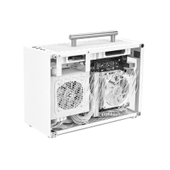 VỎ CASE METALFISH T60 WHITE (MÀU TRẮNG/ MẶT HÔNG ACYLIC/ MINI-ITX)