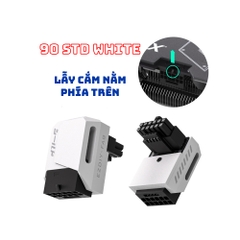 Đầu đảo góc nguồn VGA EZDIY-FAB SHIELD 12VHPWR 600W GPU POWER ADAPTER 90 Degrees WHITE (MÀU TRẮNG)