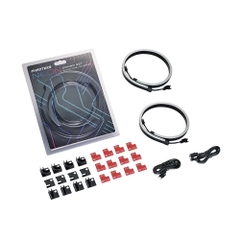 Dây LED PHANTEKS NEON DIGITAL STRIP COMBO SET (MÀU ĐEN/ 2x40cm)
