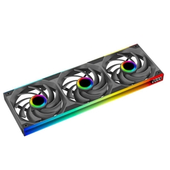 Quạt Tản Nhiệt JUNGLE LEOPARD STARLINK INFINITE MIRROR BLACK ARGB (MÀU ĐEN/ LED ARGB/ LIỀN KHỐI)