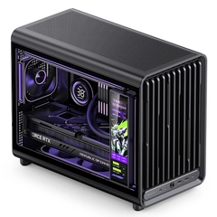 VỎ CASE JONSBO D33 BLACK (MÀU ĐEN/ M-ATX/ HỖ TRỢ TẢN AIO 360MM)