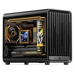 VỎ CASE JONSBO D33 BLACK (MÀU ĐEN/ M-ATX/ HỖ TRỢ TẢN AIO 360MM)