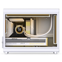 VỎ CASE JONSBO D33 WHITE (MÀU TRẮNG/ M-ATX/ HỖ TRỢ TẢN AIO 360MM)