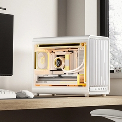 VỎ CASE JONSBO D33 WHITE (MÀU TRẮNG/ M-ATX/ HỖ TRỢ TẢN AIO 360MM)
