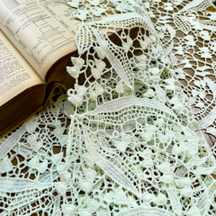 Vải Ren Cotton Lá Liễu