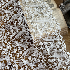 Vải Ren Cotton Lá Liễu