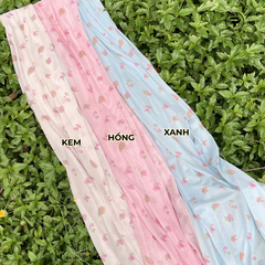 Vải Lưới In Trái Đào