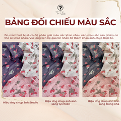 Vải Lưới In Trái Dâu