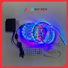 combo đèn led cuộn 5 - 10M full màu, mạch cảm ứng nhạc kèm điều khiển led full màu IC2811 / 1903 trang trí decor phòng ngủ, phòng khách, trang trí.
