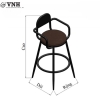 Bộ khung bàn ghế quầy bar, sơn đen tĩnh điện - VNH023003