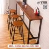 GIA CÔNG BÀN DÀI QUẦY BAR, SƠN ĐEN - VNH03032