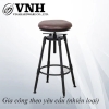 Khung ghế quầy bar chân sắt sơn tĩnh điện đen - VNH750850