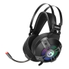 Tai nghe chụp tai 7.1 Marvo HG9015G chuyên game - tích đèn led Rainbow đa màu (Đen)