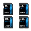 Thẻ nhớ máy ảnh SDXC Lexar 633x 64GB UHS-I U3 V30 đọc 90MB/s ghi 45MB/s LSD64GCB633 (xanh)