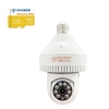 Camera IP wifi kiểu bóng đèn Yoosee HY221 FullHD 2.0MP báo khói/ báo cháy/ báo động - hồng ngoại xem ban đêm