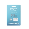 Thẻ nhớ MicroSDXC Samsung Evo Plus 512GB tốc độ đọc 130MB/s ghi 90MB/s U3 4K A2 made in Korea - Kèm Adapter (trắng)