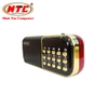 [KÈM THẺ KINH HOẶC KHÔNG THẺ] Loa đa năng Craven CR-25A có khe Thẻ nhớ/USB/FM - dung lượng pin 2200mah (Đen đỏ)