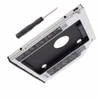 Caddy Bay dày 12.7mm chuẩn SATA 3 lắp HDD/SSD thay vào ổ DVD trên laptop (bạc)