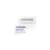 Thẻ nhớ MicroSDXC Samsung Evo Plus 64GB tốc độ đọc 130MB/s ghi 20MB/s U3 4K A2 - Kèm Adapter (trắng)