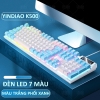 Bàn phím giả cơ gaming YINDIAO K500 led đa màu - phối keycaps cực đẹp (5 màu tuỳ chọn)