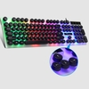 Bàn phím giả cơ gaming NTC G21 nút tròn - led đa màu (NHIỀU MÀU)