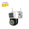 Camera IP wifi 2 mắt ngoài trời PTZ Yoosee AI Smart 1920P x 2160 FullHD+ 2 Râu 3.0MP - 23 LED trợ sáng, 19 hồng ngoại