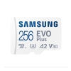 Thẻ nhớ MicroSDXC Samsung Evo Plus 256GB tốc độ đọc 130MB/s ghi 80MB/s U3 4K A2 - Kèm Adapter (trắng)