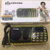 Loa nghe đài FM Craven CR-853 hỗ trợ 2 khe thẻ nhớ và 1 cổng USB - dung lượng pin khủng 6600mah (kèm thẻ hoặc không thẻ)