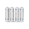 Vỉ 4 pin sạc AA Eneloop 1900mAh BK-3MCCE/4BE - thị trường EU box Anh (Trắng)