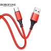 Cáp sạc nhanh BOROFONE BX54 tuỳ chọn 3 cổng sạc typeC / lightning / microUSB - bọc dù chống gập chống đứt (nhiều màu)