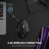 Chuột gaming không dây wireless INPHIC PM6 pin sạc siêu trâu - Silent click cực êm (màu ngẫu nhiên)