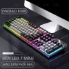 Bàn phím giả cơ gaming YINDIAO K500 led đa màu - phối keycaps cực đẹp (5 màu tuỳ chọn)
