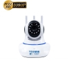 Camera IP Wifi Yoosee HF315W 3 Râu 2.0M FullHD 1080P có LAN - 10 đèn hồng ngoại đàm thoại 2 chiều (Trắng) - Tặng thẻ nhớ Yoosee Extreme Plus 32GB