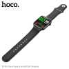 Đồng hồ thông minh cho nam Hoco Y5 Pro smart watch hỗ trợ nghe gọi - thời tiết / thể thao / chụp ảnh từ xa / chia đôi màn hình (đen)