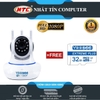 Camera IP Wifi Yoosee HF315W 3 Râu 2.0M FullHD 1080P có LAN - 10 đèn hồng ngoại đàm thoại 2 chiều (Trắng) - Tặng thẻ nhớ Yoosee Extreme Plus 32GB