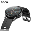 Đồng hồ thông minh Hoco Y7 smart watch pin trâu - theo dõi sức khoẻ /theo dõi nhịp tim / chống nước IP68 / cảm ứng (đen)