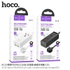 Ổ cắm điện thông minh Hoco AC10 / AC10A TypeC PD 65W, 2 USB-A QC 18W, 1 Socket, công suất 2500W (màu Random)