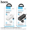 Ổ cắm điện thông minh Hoco AC10 / AC10A TypeC PD 65W, 2 USB-A QC 18W, 1 Socket, công suất 2500W (màu Random)