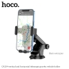 Giá đỡ kẹp điện thoại cho ô tô xe hơi Hoco CA104 Gắn trên Taplo, Mặt kính (Đen)