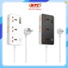 Ổ cắm điện thông minh Hoco AC8 / AC8A TypeC PD 30W, USB-A QC3.0 18W, 3 Socket, công suất 2500W (màu Random)