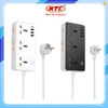 Ổ cắm điện thông minh Hoco AC7 / AC7A 1 USB TypeC, 3 USB-A max 3.4A 17W, 3 Socket, công suất 2500W (màu Random)