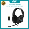 Tai nghe 7.1 gaming ALTEC ALGH9604 led logo và mic - thiết kế vành tai vuông cực ngầu (Đen)